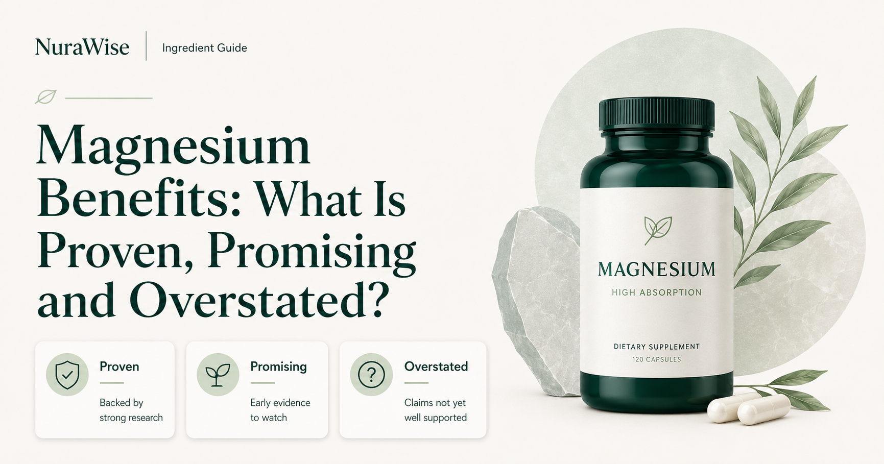 magnesium benefits proven promising overstated