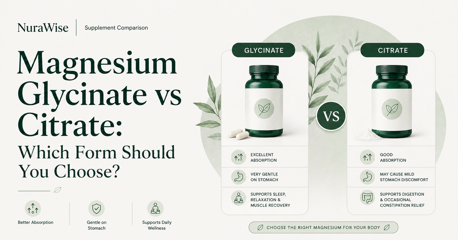 magnesium glycinate vs citrate comparison